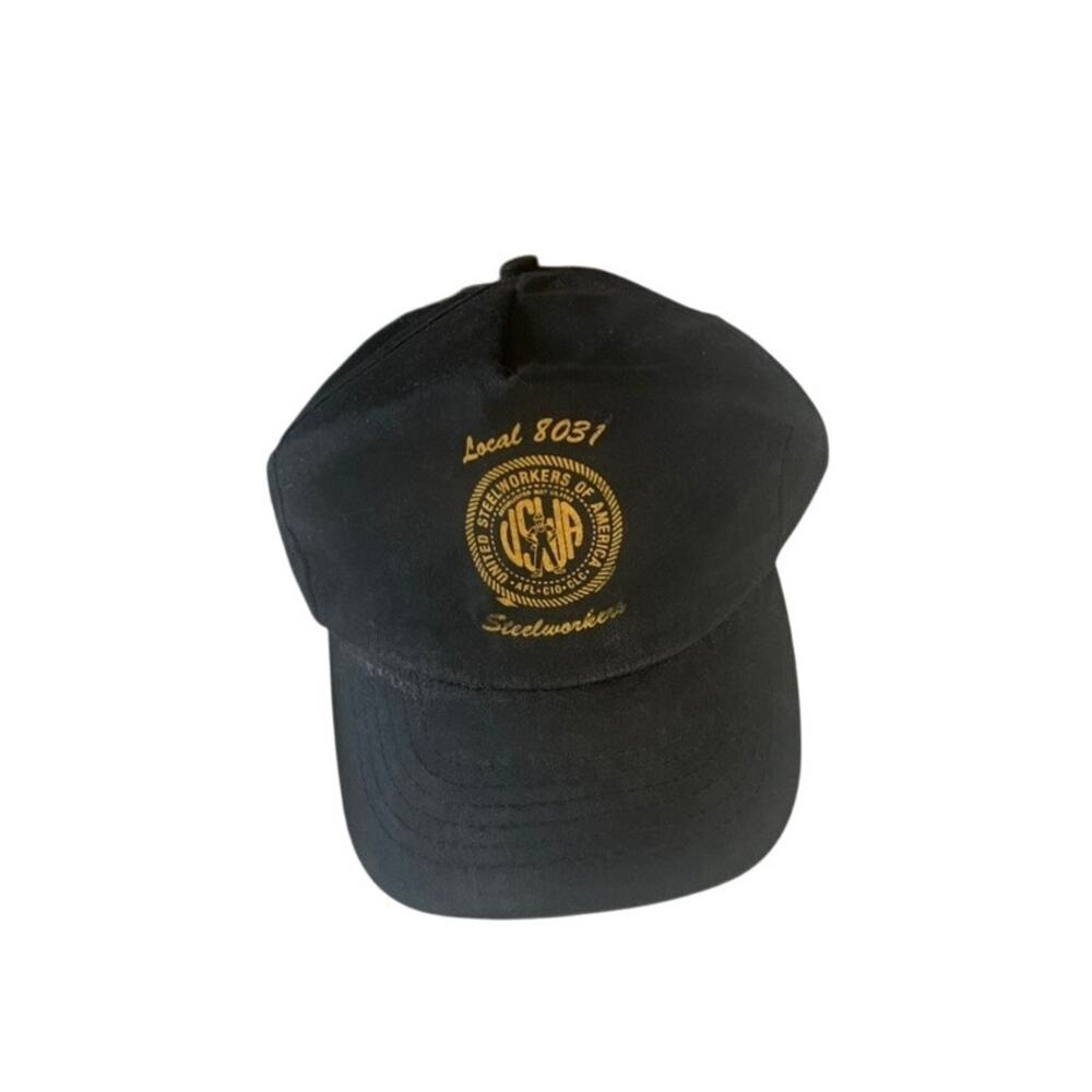 Vintage USW Local 8031 Steelworkers Union Hat Snapback USA